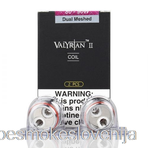 Vape Petrol Uwell Valyrian Ii 2 Nadomestni Tuljavi 0,14 Ohma Un2-2 Dvojni Mrežasti Tuljavi